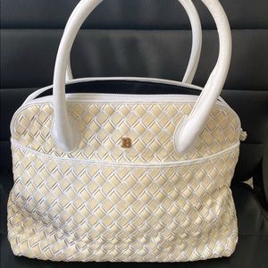 Bally White cream purse